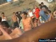 Парнуха нудистов на пляже